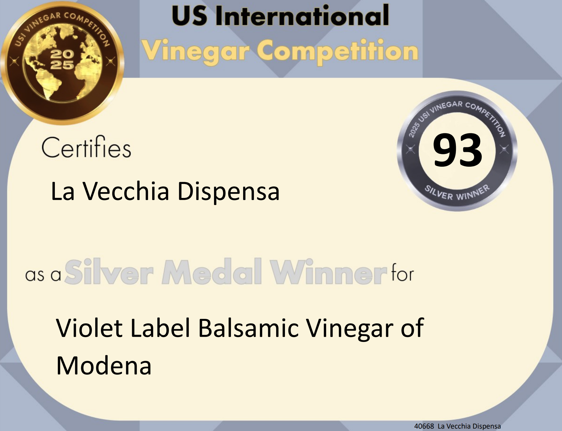 Balsamic Vinegar of Modena - Violet Label — Due Sorelle